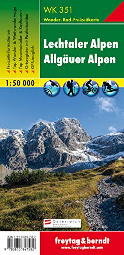 9783850847582: Allgauer Alpen-Lechtaler Alpen (Wanderkarte): Wandel- en fietskaart 1:50 000