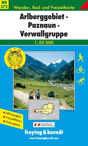 Beispielbild fr Freytag Berndt Wanderkarten, Arlberggebiet, Paznaun, Verwallgruppe: Arlberg Region, Paznaun, Verwall Mountains zum Verkauf von medimops