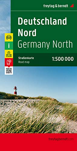 Beispielbild fr Germany North f&b (+r) 1/500: Wegenkaart 1:500 000 zum Verkauf von WorldofBooks