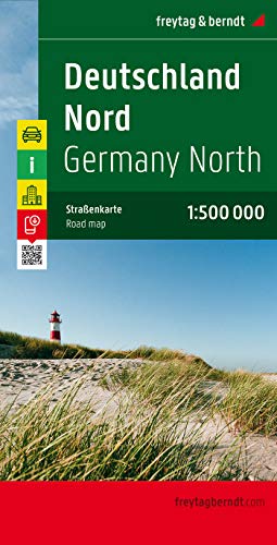 Stock image for Germany North f&b (+r) 1/500: Wegenkaart 1:500 000 for sale by WorldofBooks