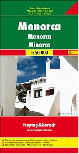 Minorca Road Map (English, Spanish, French, Italian and German Edition) (9783850848633) by Freytag-Berndt