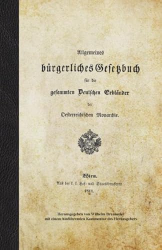 9783850932707: Allgemeines Brgerliches Gesetzbuch