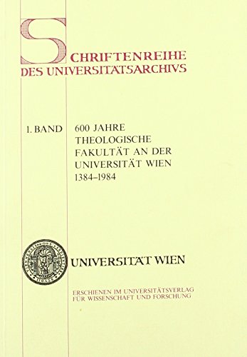9783851140002: 600 Jahre Theologische Fakultt an der Universitt Wien, 1384-1984