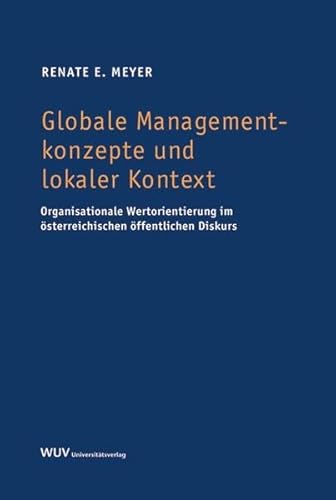 Beispielbild fr Globale Managementkonzepte und lokaler Kontext zum Verkauf von Fachbuch-Versandhandel