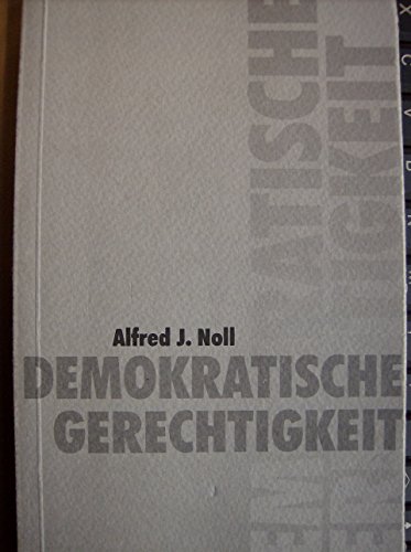 9783851152234: Demokratische Gerechtigkeit