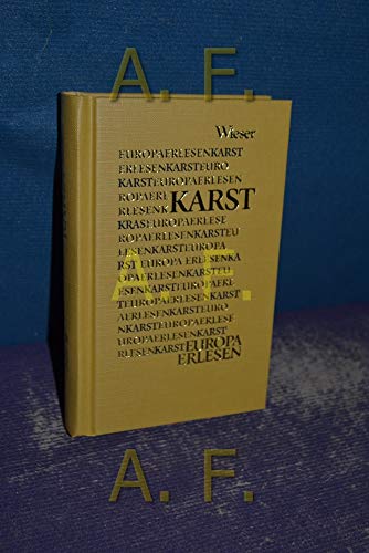 9783851292220: Europa Erlesen. Karst