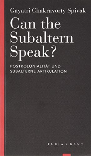 Stock image for Can the Subaltern Speak? -Language: german for sale by GreatBookPrices