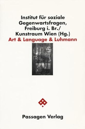 Beispielbild fr Art & Language & Luhmann zum Verkauf von medimops