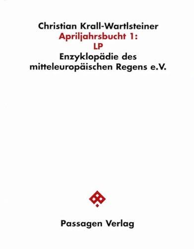 Beispielbild fr Apriljahrsbucht 1: LP. Enzyklopdie des mitteleuropischen Rengens e.V., zum Verkauf von modernes antiquariat f. wiss. literatur