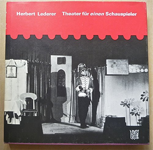 Theater fur einen Schauspieler (9783851712049) by Herbert Lederer