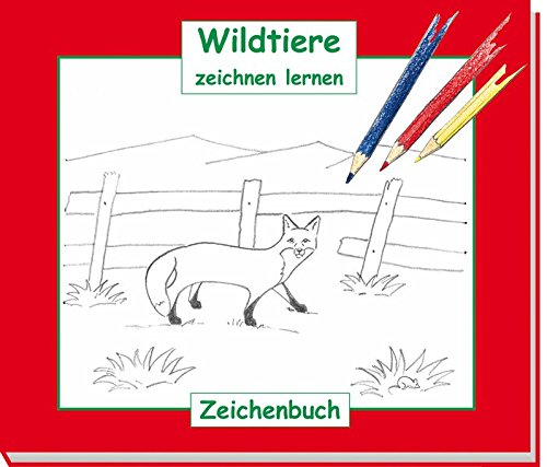 9783852080581: Wildtiere zeichnen lernen: Zeichenbuch