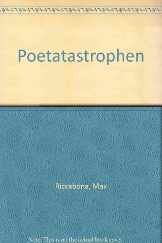 9783852181455: Poetatastrophen