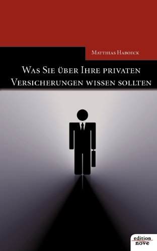 Beispielbild fr Was Sie ber Ihre privaten Versicherungen wissen sollten zum Verkauf von medimops