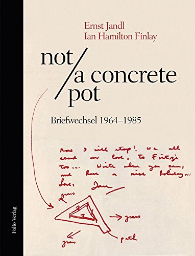 9783852567020: not / a concrete pot: Briefwechsel 1964-1985