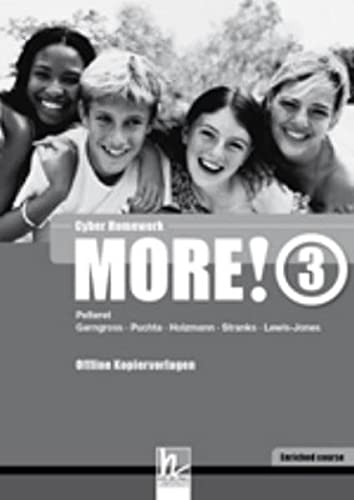 MORE! 3 Enriched Course Cyber homework - Offline Kopiervorlagen - Günter Gerngross