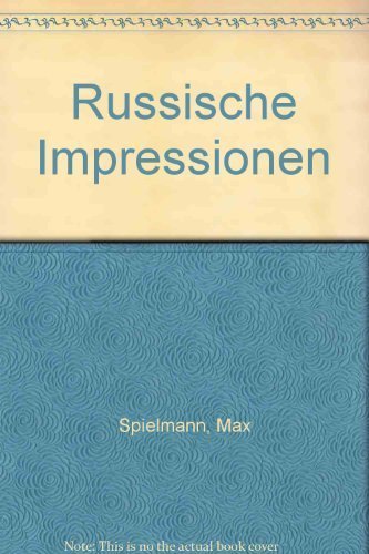 9783853730676: Russische Impressionen
