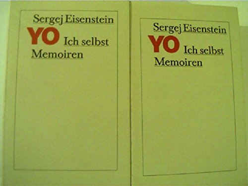 Imagen de archivo de Yo - Ich selbst. Memoiren. 2 Bnde im Schuber a la venta por Versandantiquariat Felix Mcke