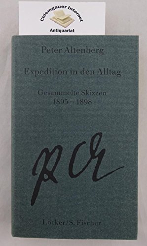 Beispielbild fr Expedition in den Alltag. Gesammelte Skizzen 1895-1898, Bd 1 zum Verkauf von medimops