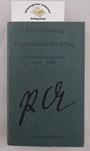 Imagen de archivo de Expedition in den Alltag. Gesammelte Skizzen 1895-1898, Bd 1 a la venta por medimops