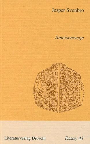 9783854205517: Svenbro, J: Ameisenwege