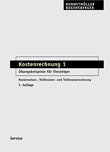 Stock image for Kostenrechnung for sale by medimops