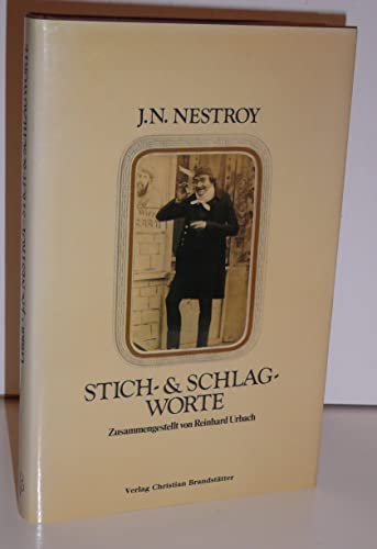 Stock image for Stich & Schlagworte. Zusammengestellt von Reinhard Urbach, for sale by modernes antiquariat f. wiss. literatur