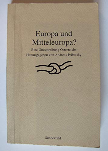 Stock image for Europa und Mitteleuropa: Die Frage der kulturellen Identitt for sale by medimops