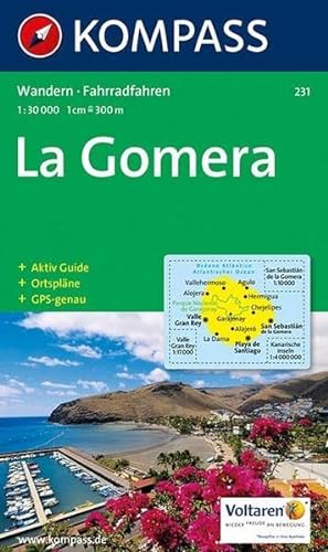 9783854910152: Carta escursionistica n. 231. Spagna. Isole Canarie. La Gomera 1:30.000. Adatto a GPS. Digital map. DVD-ROM: Wandelkaart 1:30 000