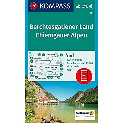 Beispielbild fr Berchtesgadener Land / Chiemgauer Alpen 1 : 50 000: Wanderkarte mit Tourenfhrer, Radwegen und Skitouren. GPS-geeignet zum Verkauf von medimops