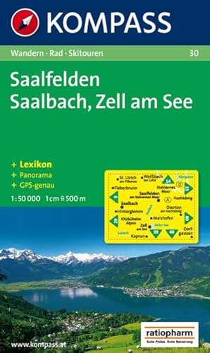 Stock image for Kompass Karten, Saalfelden, Leoganger Steinberge: Saalbach Zell am See. Wander-, Bike- und Skitour for sale by medimops