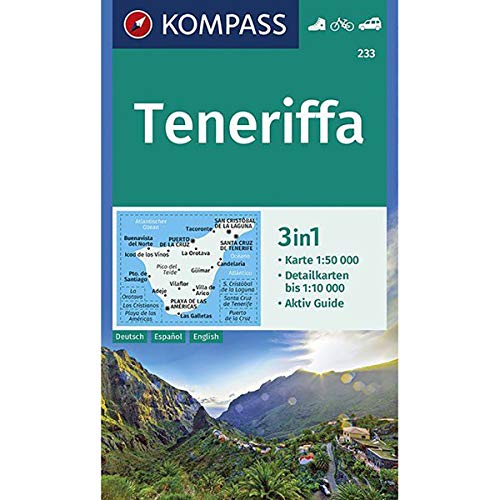 9783854910381: Carte touristique : Teneriffa Wander- und Radtourenkarte 2000 Beil Kompasslexikon