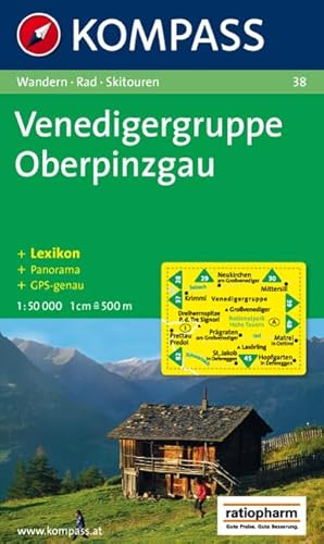 Beispielbild fr Venedigergruppe, Oberpinzgau: Wandern / Rad / Skitouren. Mit Panorama. GPS-genau. 1:50.000 zum Verkauf von medimops