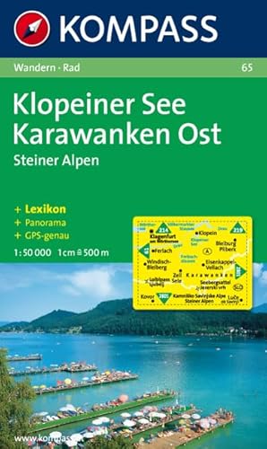 Beispielbild fr Klopeiner See, Karawanken Ost: Wanderkarte mit Kurzfhrer, Panorama und Radwegen. GPS-geeignet. 1:50.000 zum Verkauf von medimops