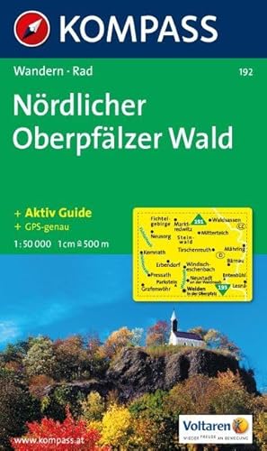 Nördlicher Oberpfälzer Wald: Wander- und Radkarte. GPS-genau. 1:50.000