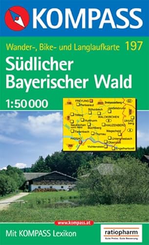 Stock image for Sdlicher Bayerischer Wald: Wander-, Bike- und Langlaufkarte. 1:50.000 for sale by medimops