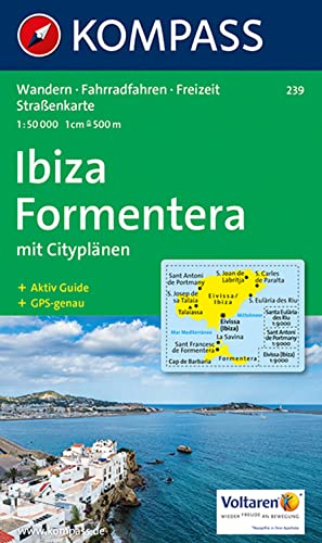 Beispielbild fr Kompass Karten, Ibiza - Formentera: Wandern. Rad. Freizeit. Straenkarte. Mit Cityplnen. GPS-genau zum Verkauf von medimops