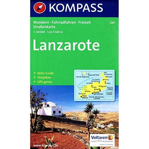 Stock image for Garmin Kompass Karte Kanarische Inseln - Lanzarote -Nr241- for sale by medimops