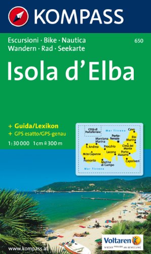 Beispielbild fr Kompass Karten, Isola d' Elba: Wandern, Rad, Seekarte / Escursioni, Bike, Nautica zum Verkauf von medimops