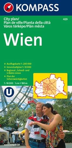 Stock image for Wien: City-Plan 1 : 18 000. Innenstadt 1 : 10 000. Ausflugskarte 1 : 200 000 for sale by WeBuyBooks