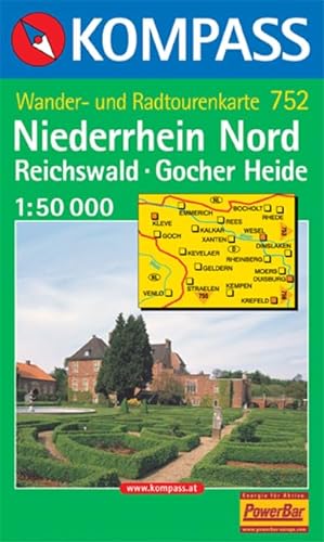 Beispielbild fr Kompass Karten, Niederrhein Nord, Reichswald, Gocher Heide zum Verkauf von medimops