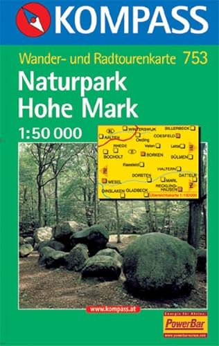 Beispielbild fr Kompass Karten, Naturpark Hohe Mark zum Verkauf von medimops