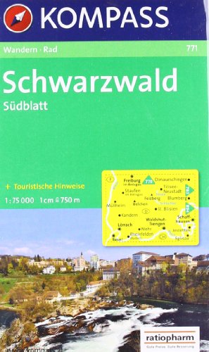 Stock image for 771: Schwarzwald Sudblatt (black Forest Southern Sheet) 1:75, 000 for sale by WorldofBooks