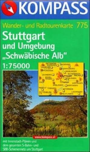 Kompass Karten, Stuttgart und Umgebung, Schwäbische Alb - KOMPASS, 775