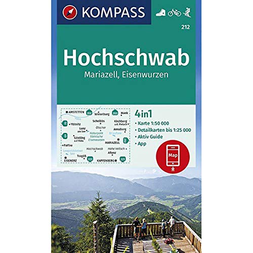 Beispielbild fr Hochschwab, Mariazell, Eisenwurzen: Wander-, Rad- und Skitourenkarte. GPS-genau. 1:50.000 zum Verkauf von medimops