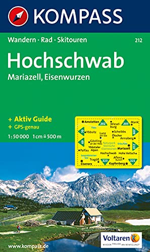 Stock image for Hochschwab, Mariazell, Eisenwurzen: Wander-, Rad- und Skitourenkarte. GPS-genau. 1:50.000 for sale by medimops