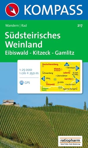 Beispielbild fr Sdsteirisches Weinland: Wander- und Radtourenkarte. GPS-genau. 1:25.000 zum Verkauf von medimops