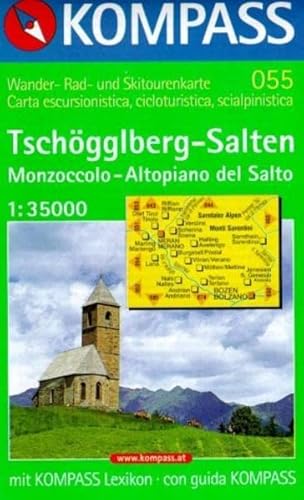 9783854916109: 055: Tschogglberg / Monzoccolo - Salten / Altopiano Del Salto 1:35, 000