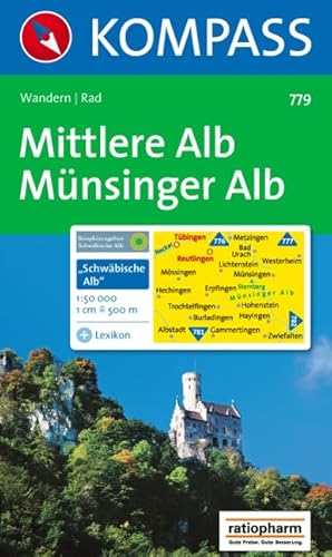 Beispielbild fr Mittlere Alb, Mnsinger Alb 1 : 50 000: Wandern / Rad zum Verkauf von medimops