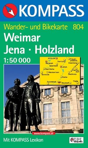 Beispielbild fr Weimar, Jena, Holzland: Wander- und Bikekarte. 1:50.000. GPS-genau zum Verkauf von medimops