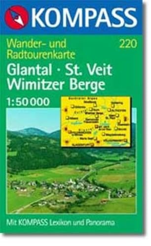 Kompass Karten, Glantal, Sankt Veit, Wimitzer Berge - KOMPASS 220